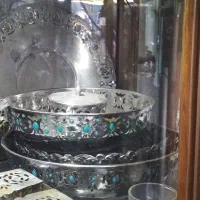 ظروف ورشو قدیمی با بلورهای فرانسه