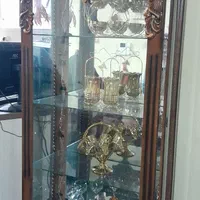 بوفه سلطنتی چوبی شیک|بوفه، ویترین، کنسول|شیراز, لاله|دیوار