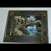 تابلو فرش ماشینی بدون خط وخش  نو نو