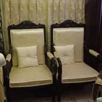 مبل استیل پنج نفره با میز وسط|مبلمان خانگی و میز عسلی|پرند, فاز ۵|دیوار