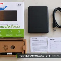 هارد اکسترنال اصل 2 ترابایت Toshiba Canvio Basics