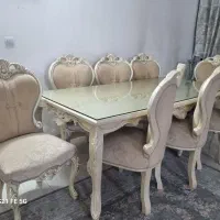 میز ناهار خوری ۸ نفره نو