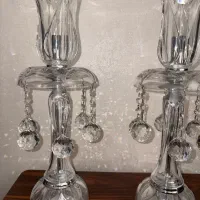 دو عدد شمعدان اصل کریستال چک|صنایع دستی و سایر لوازم تزئینی|تهران, صادقیه|دیوار