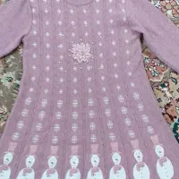 بافت /پیراهن و کلاه دخترانه تا ۱۰سال