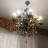 لوستر برنز ده شعله|لوستر و چراغ آویز|کرج, گلشهر|دیوار