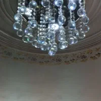 دو عدد لوستر کریستالی|لوستر و چراغ آویز|همدان, |دیوار