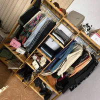 شلف و رگال چوبی|کتابخانه، شلف، قفسه‌های دیواری|شیراز, شهرک قمشه|دیوار