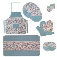 سرویس آشپزخانه پارچه ای ۱۱ تکه برای جهیزیه