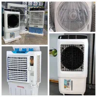 *کولر آبی سلولزی پرتابل چرخدار با محفظه یخ موتوژن*