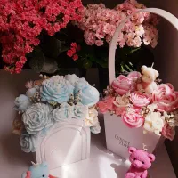 باکس گل شمع