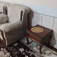 مبلمان ۸نفره با بهترین عسلی چوب