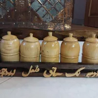 جا ادویه چوبی دکوری|ظروف نگهدارنده، پلاستیکی، یک‌بارمصرف|اصفهان, جلالیه|دیوار