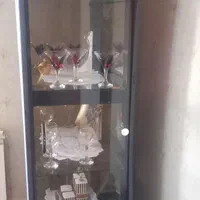 بوفه دکوری آینه دار درب از بغل باز می شه چهار طبقه|بوفه، ویترین، کنسول|بندر انزلی, طالب آباد|دیوار