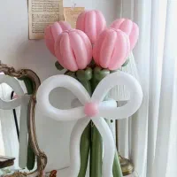 دسته گل بادکنکی|گل مصنوعی|اصفهان, سروستان|دیوار