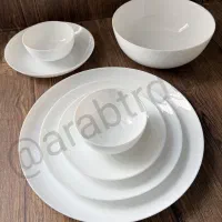 ست ۲۶ پارچه آرکوپال سفید ساده