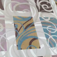 گلیم فرش گل برجسته