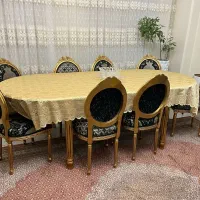 مبل سلطنتی و میز ناهارخوری در حدنو