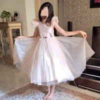 لباس عروس دخترانه صورتی