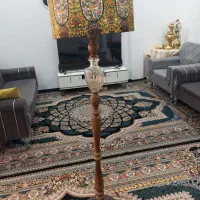 اباژور صحیح سالم  رنگ قهو ای|چراغ خواب و آباژور|تهران, تهرانپارس شرقی|دیوار