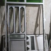 درب الومینیومی دو تا لت،قیمت توافقی|مصالح و تجهیزات ساختمان|گالیکش, |دیوار