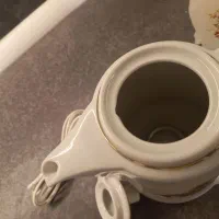 پک ۳ تایی چایی دون قوری چینی کوچک و کتری چینی برقی|قوری، کتری، قهوه‌ساز دستی|بروجن, |دیوار