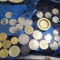 سکه های جمهوری وشاهنشاهی ووزنیه قدیمی|کلکسیون سکه، تمبر، اسکناس|گرمی, |دیوار