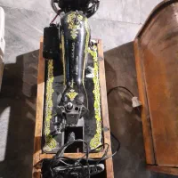 دو عدد چرخ خیاطی یکی اصل ژاپن