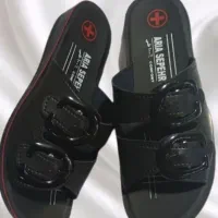 دمپایی زنانه مدل ملکه، دو سگک