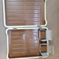 کازیو دوطبقه و جا کتابی رومیزی