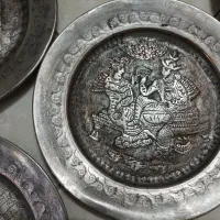 تزیینی بشقاب مسی قلمزنی