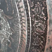 دیوارکوب مسی بزرگ قدیمی|کلکسیون اشیاء عتیقه|بروجرد, |دیوار