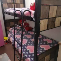 تخت دوطبقه نوجوان فلزی