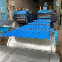 ورق سقف شیروانی کرکره ذوزنقه طرح سفال نما لمبه