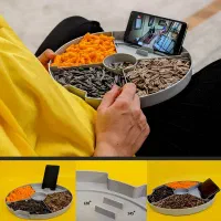 ظرف کیک‌چند منظوره،جنس اکرولیک،رنگ‌مشکی