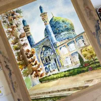 نقاشی ابرنگ