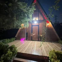 اجاره شبانه و روزانه کلبه سوئسی باغ 500متری