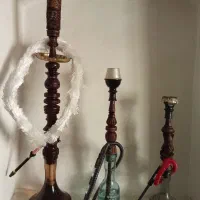 قلیون چوب سرخ دو سیب