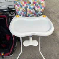 کالسکه عصایی چیکو و صندلی غذا در حد نو|کالسکه و لوازم جانبی|جم, |دیوار