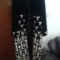 مانتو مخمل سوزندوزی