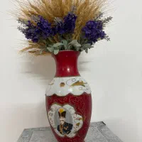 گلدان طلاکوب قدیمی
