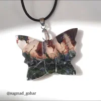 گردنبند سنگی پروانه