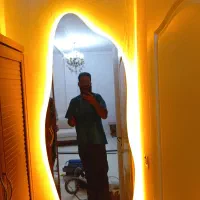 کاغذدیواری مستقیم بی واسطه کفپوش آینه