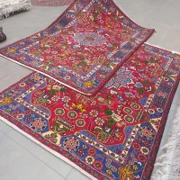 فرش دستباف(بساک)جفت ۴ متری نهاوند زیبا رنگ گیاهی|فرش|کرج, نوروزآباد|دیوار