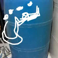 بشکه ۲۲۰ لیتری سالم