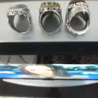 ۳ عدد انگشتر عتیقه سه نگین ۸ ملیون ویاقوت۷و