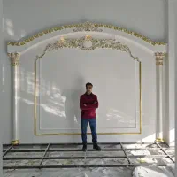 گچبری پیش ساخته نقاشی پتینه ارسال گچبری