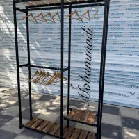 دوگیره بزن فلز رخت آویز طرح چوب چوبکار چوب لباس|بندرخت و رختآویز|کرج, حیدرآباد|دیوار