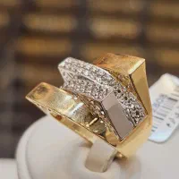 فروش انگشتر طلا نگین‌دار کد 4128