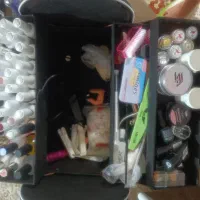 پکیج کامل ابزار کاشت ناخن تمیز و سالم|آرایشگاه و سالنهای زیبایی|محمدیه-قزوین, |دیوار