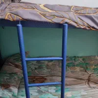 تخت دو طبقه فلزی|تخت و سرویس خواب|زاهدان, |دیوار